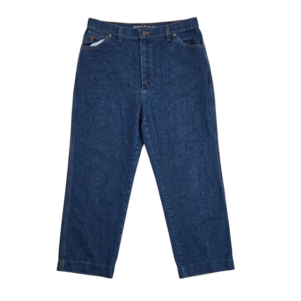 Vintage Wrangler Women's Straight Leg Jeans Blue 14/XL